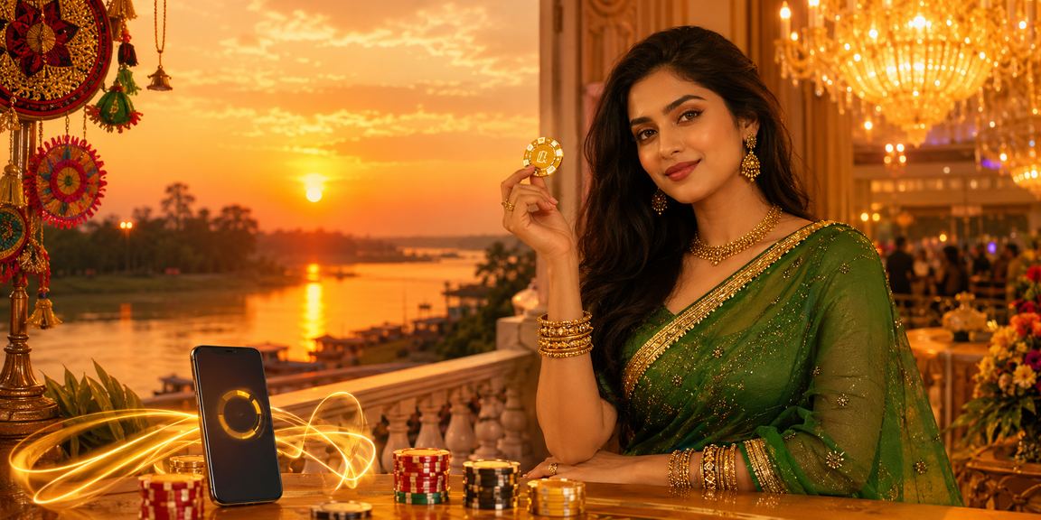 বগুড়ায় শাড়ি পরিহিত ব্যবহারকারী 8350 মোবাইল পেমেন্ট করছেন